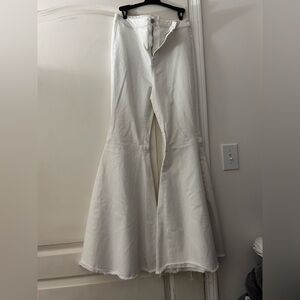 We The Free White Flare Jeans